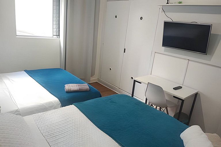 Quarto Quádruplo Augusta px Av Paulista e Frei Caneca