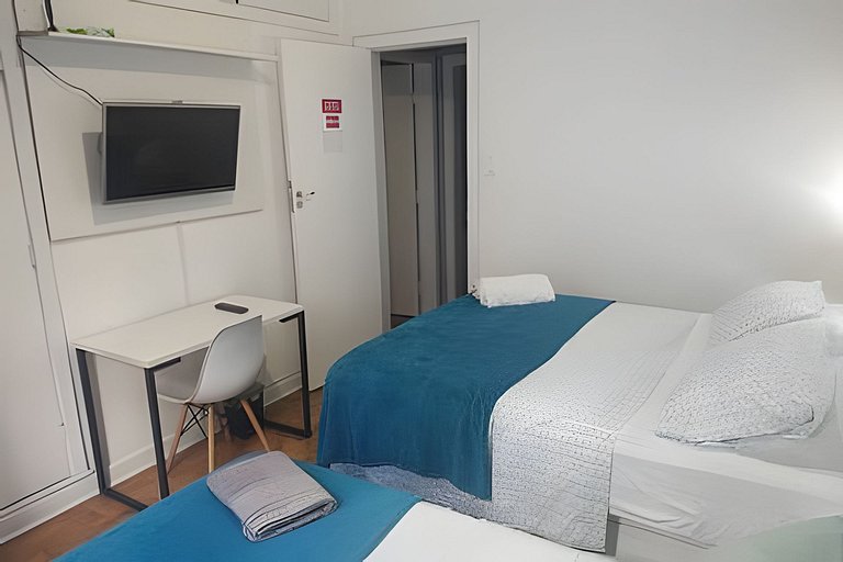Quarto Quádruplo Augusta px Av Paulista e Frei Caneca