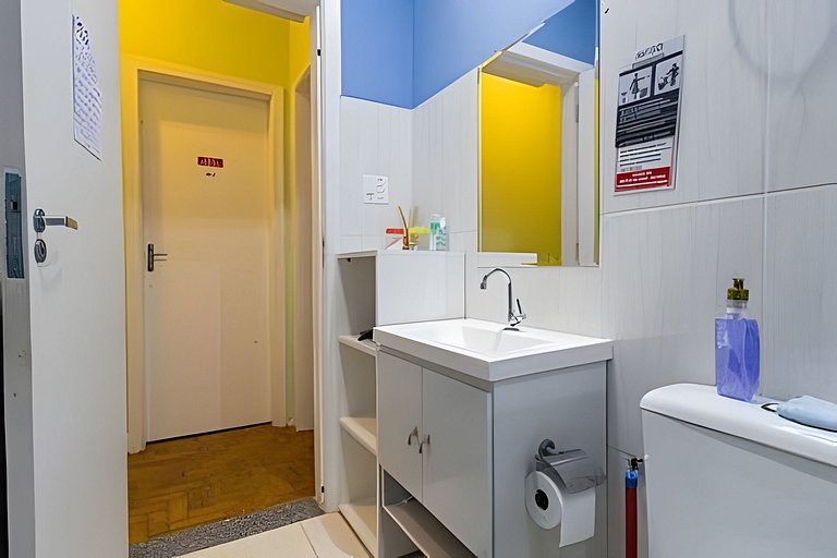 Quarto Triplo na Augusta px Av Paulista e Frei Caneca