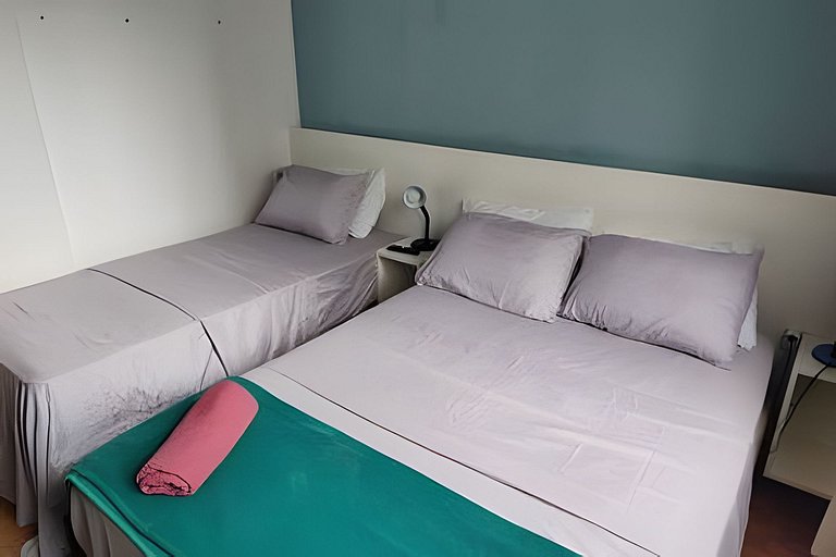 Quarto Triplo na Augusta px Av Paulista e Frei Caneca