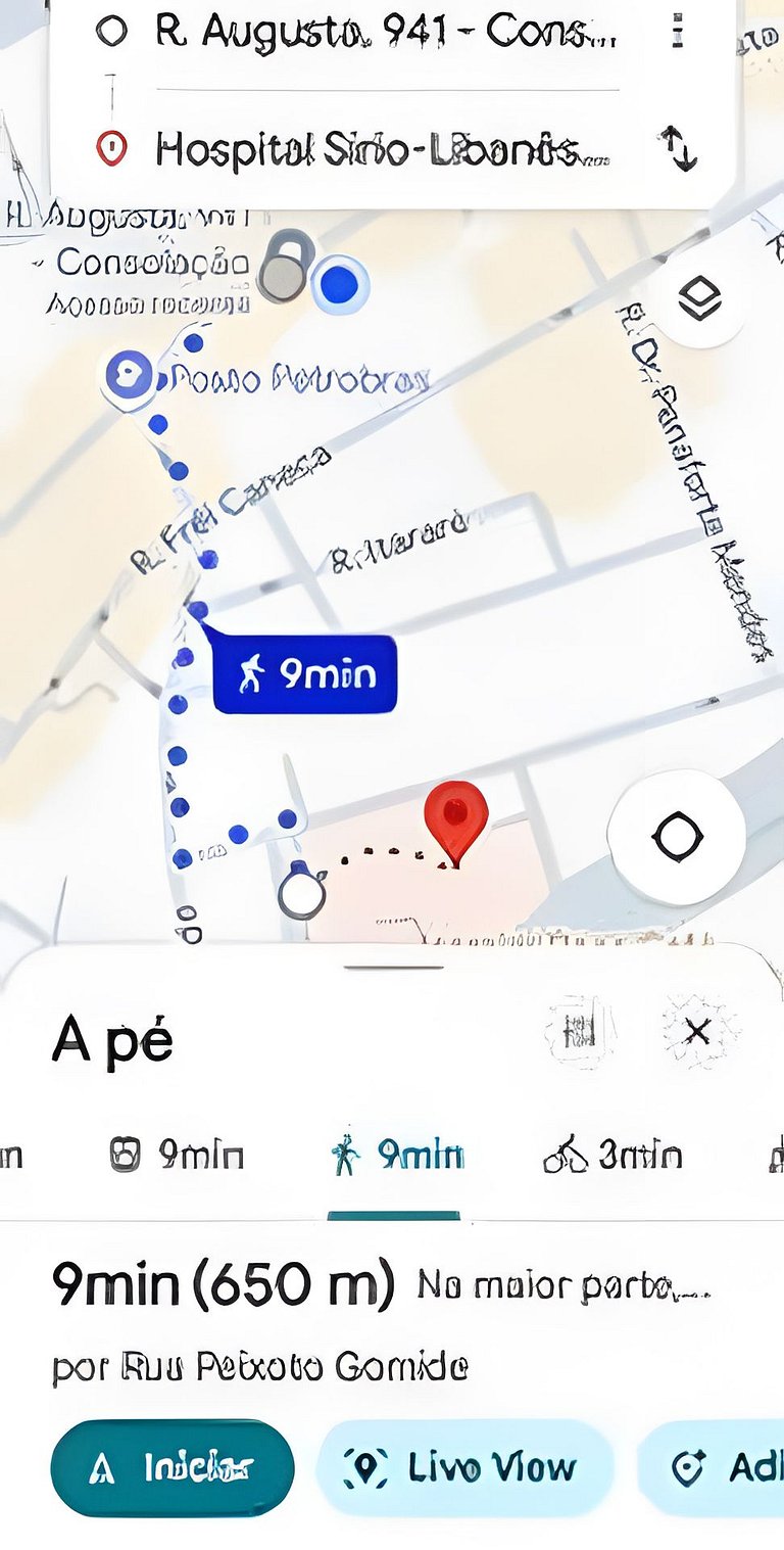 Quarto Triplo na Augusta px Av Paulista e Frei Caneca