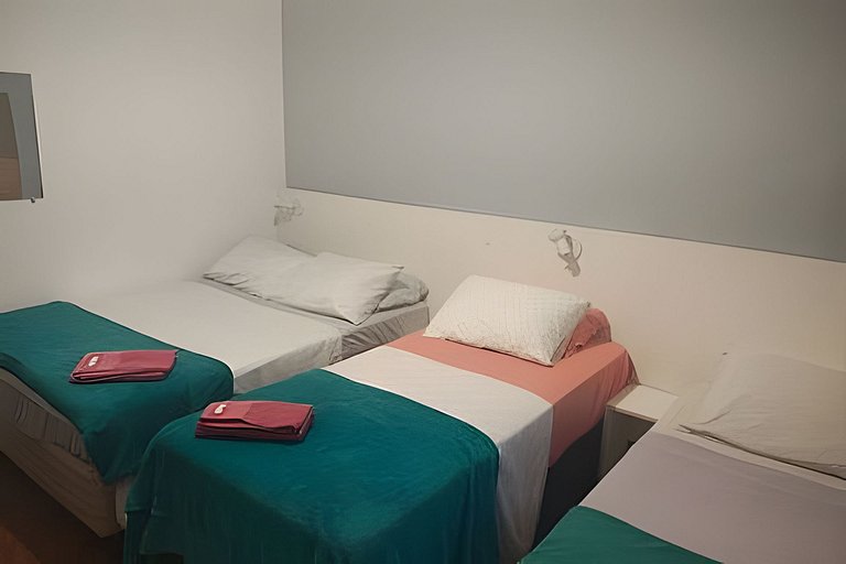Quarto quádruplo na Rua Augusta