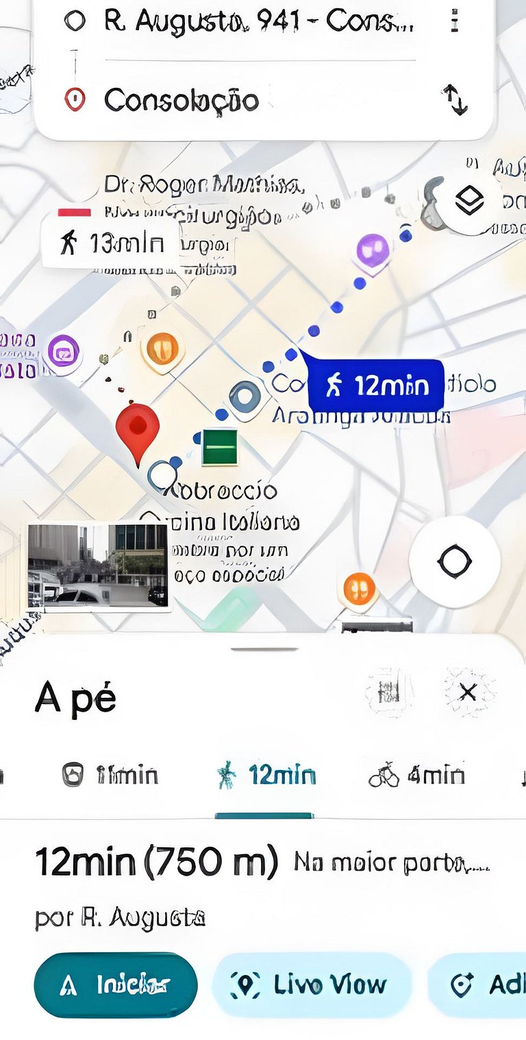 Quarto quádruplo na Rua Augusta